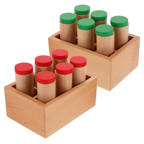 WOONEKY Montessori Klangzylinder für Ab Jahren Auditiv Sensorisches Hörwahrnehmung Vielseitiges Olfaktorisches Trainingsspielzeug Sicheres Holzmaterial Frühkindliche Lernhilfe WOONEKY Montessori Klangzylinder für Ab Jahren Auditiv Sensorisches Hörwahrnehmung Vielseitiges Olfaktorisches Trainingsspielzeug Sicheres Holzmaterial Frühkindliche Lernhilfe von WOONEKY
