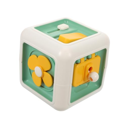 WOONEKY Montessori Lernspielzeug Sechseitiger Activity Cube für Kleinkinder Fördert Räumliches Denken Formenerkennung und Feinmotorik Pädagogisches Beschäftigungsspielzeug für Junge von WOONEKY