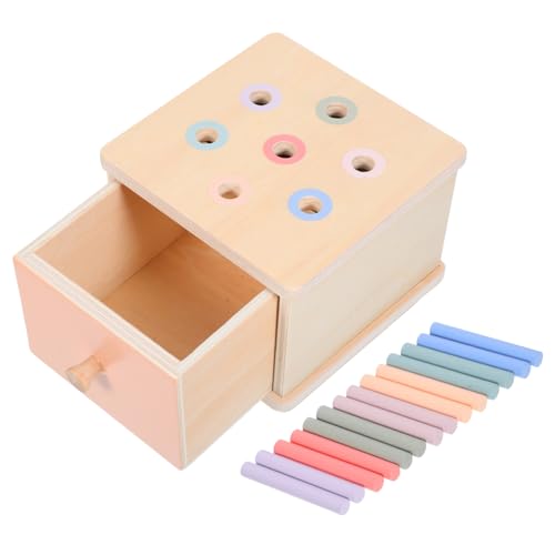 WOONEKY Montessori und Formensortierbox für Kleinkinder Pädagogisches Sensorischen Entwicklung und Feinmotorik Sicheres Holzspielzeug für Frühes Lernen WOONEKY Montessori und Formensortierbox für Kleinkinder Pädagogisches Sensorischen Entwicklung und Feinmotorik Sicheres Holzspielzeug für Frühes Lernen von WOONEKY