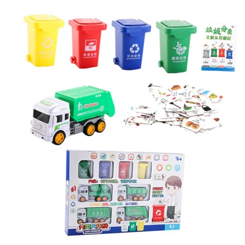 WOONEKY Müllwagen Lernspielzeug Interaktives Müllsortier und Putzspiel für Jungen und Mädchen Fördert Kreativität Problemlösung Hand Auge Koordination Robust und Sicher Zufällige Farbe WOONEKY Müllwagen Lernspielzeug Interaktives Müllsortier und Putzspiel für Jungen und Mädchen Fördert Kreativität Problemlösung Hand Auge Koordination Robust und Sicher Zufällige Farbe von WOONEKY