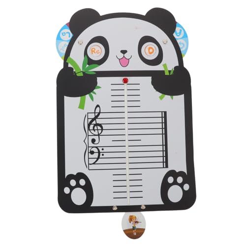 WOONEKY Musiknoten Lernkarten für Anfänger mit Panda-Design Tragbare Fünf-Linien Notations-tafel für Rhythmus Musiktheorie Lernhilfe für Klavierpraxis und Notenlesen WOONEKY Musiknoten Lernkarten für Anfänger mit Panda-Design Tragbare Fünf-Linien Notations-tafel für Rhythmus Musiktheorie Lernhilfe für Klavierpraxis und Notenlesen von WOONEKY