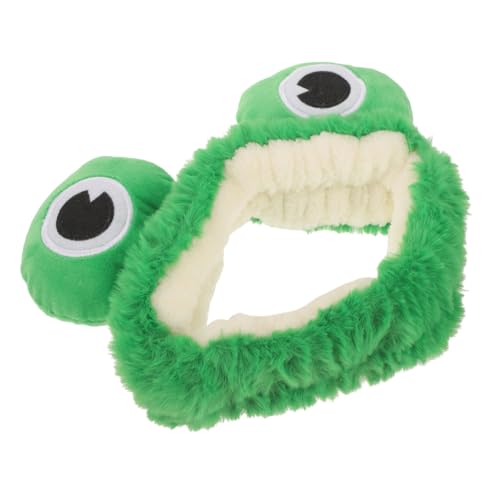 WOONEKY Niedliches Frosch Haarband aus Weichem für Frauen Leichtes Bequemes Haaraccessoire Cartoon Stirnband für Make Up Gesichtswaschen Party und Karneval Vielseitiges Cosplay Zubehör WOONEKY Niedliches Frosch Haarband aus Weichem für Frauen Leichtes Bequemes Haaraccessoire Cartoon Stirnband für Make Up Gesichtswaschen Party und Karneval Vielseitiges Cosplay Zubehör von WOONEKY