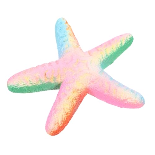 WOONEKY PU Langsamer Rückprall Stressabbau Fluoreszierende Unterwasser seesternform Elastisches Quetschspielzeug zur Stressentlastung für Erwachsene Farbenfrohes Antistress von WOONEKY