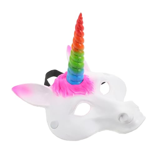 WOONEKY PU Schaum Einhorn Maske Leicht und Realistisch für Halloween Faschingsmasken Karneval Erwachsene Party Kostüm Tiermaske Bunt Lustig und Bequem WOONEKY PU Schaum Einhorn Maske Leicht und Realistisch für Halloween Faschingsmasken Karneval Erwachsene Party Kostüm Tiermaske Bunt Lustig und Bequem von WOONEKY