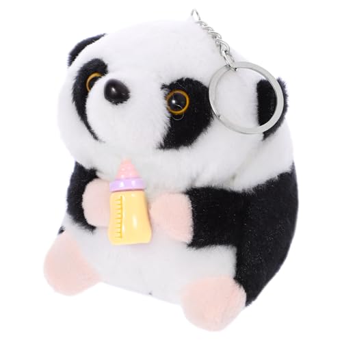 WOONEKY Panda Schlüsselanhänger Süßes Cartoon Panda Stofftier als für Mädchen und Neugeborene Weicher und Bequemer Schlüsselanhänger für Freunde und Familie WOONEKY Panda Schlüsselanhänger Süßes Cartoon Panda Stofftier als für Mädchen und Neugeborene Weicher und Bequemer Schlüsselanhänger für Freunde und Familie von WOONEKY