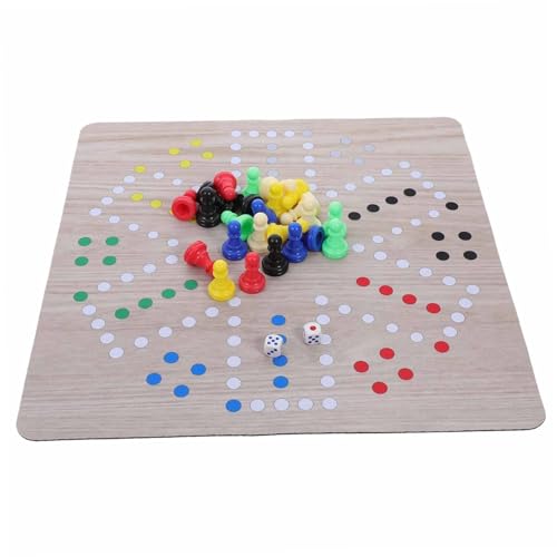 WOONEKY Personen Flying Chess Spielset mit Weicher Gummimatte Tragbares Brettspiel für Familienfestival Fördert Teamwork und Kognitive Entwicklung Interaktives Reisespiel für Erwachsene von WOONEKY