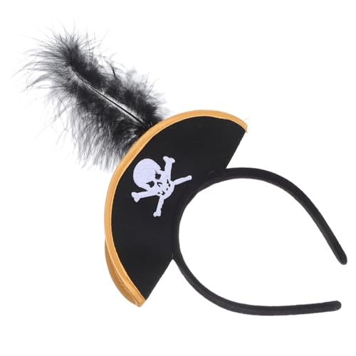 WOONEKY Piraten Kopfbinde mit Hut Kostümzubehör für Halloween und Karneval Elastische Kopfband für Rollenspiele und Feiern für Cosplay und Festlichkeiten WOONEKY Piraten Kopfbinde mit Hut Kostümzubehör für Halloween und Karneval Elastische Kopfband für Rollenspiele und Feiern für Cosplay und Festlichkeiten von WOONEKY