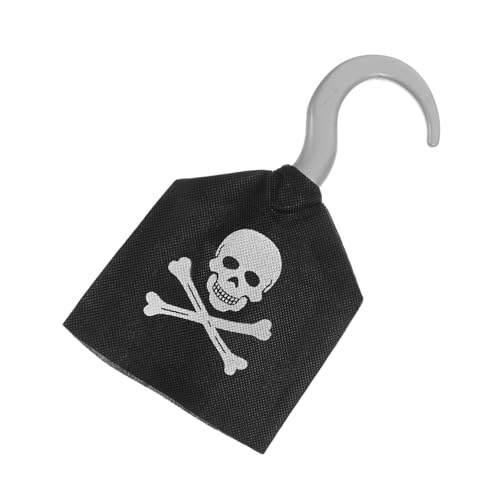 WOONEKY Piratenhaken aus Leichtem Kunststoff Ergonomisch für Kleinkinder Sicher mit Glatten Kanten für Halloween Piraten Geburtstagspartys und Rollenspiele WOONEKY Piratenhaken aus Leichtem Kunststoff Ergonomisch für Kleinkinder Sicher mit Glatten Kanten für Halloween Piraten Geburtstagspartys und Rollenspiele von WOONEKY