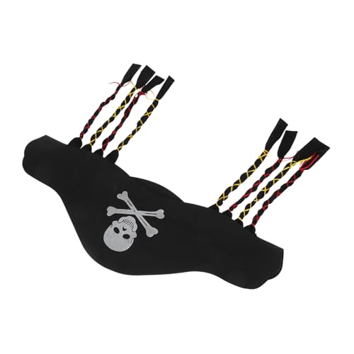 WOONEKY Piratenhut mit Zöpfen für Erwachsene Verkleidungsaccessoire für Halloween und Mottopartys Bequemes Verstellbares Eva Material für Erwachsene für Piratenkostüme und Feiern WOONEKY Piratenhut mit Zöpfen für Erwachsene Verkleidungsaccessoire für Halloween und Mottopartys Bequemes Verstellbares Eva Material für Erwachsene für Piratenkostüme und Feiern von WOONEKY