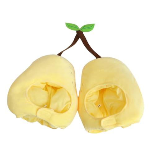 WOONEKY Plüsch Birnen-kopfbedeckung für Lustige Leichte Cartoon-perückenmütze Wiederverwendbarer Doppel-kostümhut für Halloween Geburtstag Karneval Fotoshootings und Bühnenauftritte WOONEKY Plüsch Birnen-kopfbedeckung für Lustige Leichte Cartoon-perückenmütze Wiederverwendbarer Doppel-kostümhut für Halloween Geburtstag Karneval Fotoshootings und Bühnenauftritte von WOONEKY