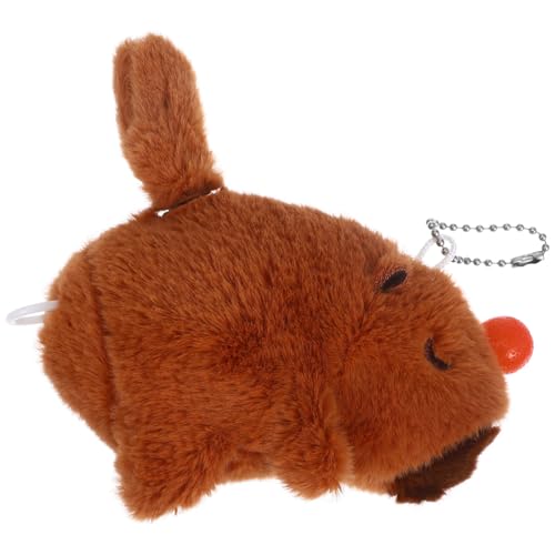 WOONEKY Plüsch Capybara Niedliches Kuscheltier im Cartoon Stil Weiches Plüschtier für Fotografie Props und zu Besonderen Anlässen von WOONEKY