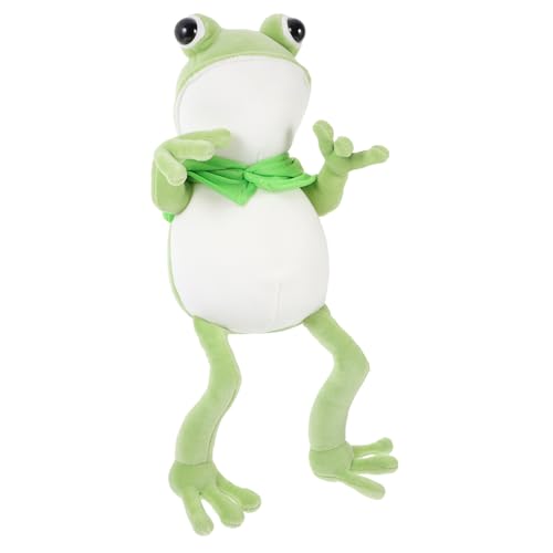 WOONEKY Plüsch Frosch Puppe Kuscheltier Weiches Stofftier Grün Leichtgewichtiges Wohnaccessoire Beruhigendes für Sofa Schlafzimmer Dekoration WOONEKY Plüsch Frosch Puppe Kuscheltier Weiches Stofftier Grün Leichtgewichtiges Wohnaccessoire Beruhigendes für Sofa Schlafzimmer Dekoration von WOONEKY