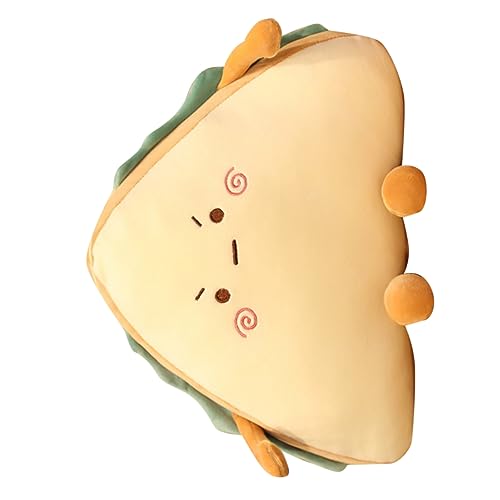 WOONEKY Plüsch Kuschelkissen Sandwichmuster Cartoon Weiches Umarmungskissen Kinderzimmer Dekoration Zufälliger Ausdruck WOONEKY Plüsch Kuschelkissen Sandwichmuster Cartoon Weiches Umarmungskissen Kinderzimmer Dekoration Zufälliger Ausdruck von WOONEKY