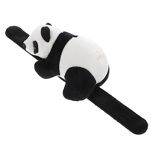 WOONEKY Plüsch Panda Schnapparmband Armband mit Weichem Stofftier Design Sicher und Kinderfreundlich Party Mitgebsel für Jungen und Mädchen Tiermotiv Geburtstagsfeier Geschenkfüllung von WOONEKY