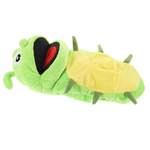 WOONEKY Plüsch Raupen Handpuppe mit Beweglichem Mund Weiches Kuschelspielzeug für Interaktives Storytelling Kindgerecht und Waschbar für Rollenspiele und Eltern Junge Mädchen WOONEKY Plüsch Raupen Handpuppe mit Beweglichem Mund Weiches Kuschelspielzeug für Interaktives Storytelling Kindgerecht und Waschbar für Rollenspiele und Eltern Junge Mädchen von WOONEKY