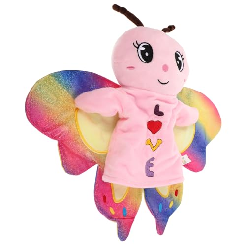 WOONEKY Plüsch Schmetterlings Handpuppe für Interaktive Tierpuppe zum Geschichtenerzählen und Vorschulaktivitäten Süße Dekorative Plüschfigur für Kreative Rollenspiele WOONEKY Plüsch Schmetterlings Handpuppe für Interaktive Tierpuppe zum Geschichtenerzählen und Vorschulaktivitäten Süße Dekorative Plüschfigur für Kreative Rollenspiele von WOONEKY