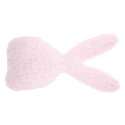 WOONEKY Plüschhase Kuscheltier Rosa Niedliches Cartoon Kaninchen Weiches Stofftier als Osterdeko und Dekoratives Hasenmotiv für Kinderzimmer und Wohnaccessoires von WOONEKY