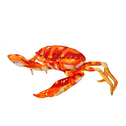 WOONEKY Plüschkrabbe Kuscheltier Rotes Meeresleben Weiches Kissen für Deko und Wurfkissen Geeignet von WOONEKY