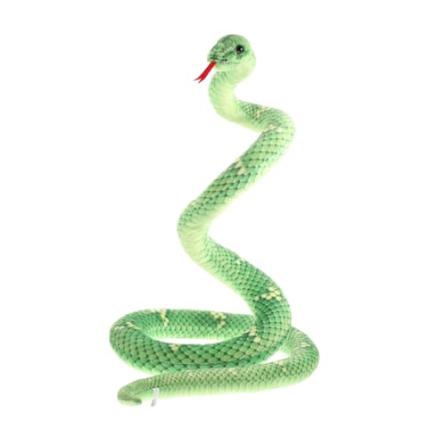 WOONEKY Plüschschlange Spukhaus-Requisiten gefälschte Schlangen-Requisiten Ornament Modelle Plüsch-Schlange-Requisite gefälschter Schlangenplüsch Füllung schmücken Große Pythons Spielzeug von WOONEKY
