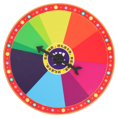 WOONEKY Preisrad Spiel Prop Wandmontage Leicht Tragbar für Büro Party Karneval Schulaktivitäten von WOONEKY