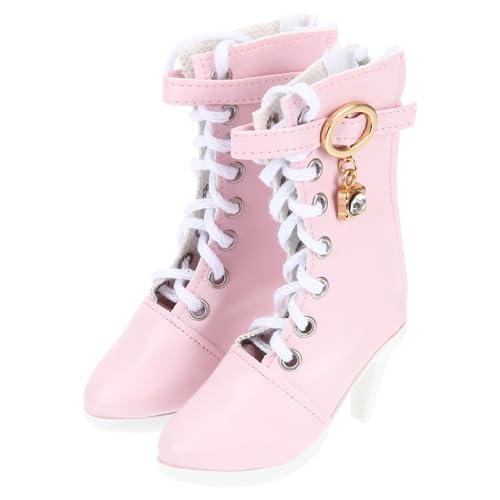 WOONEKY Puppen High Heel Stiefel Modisch Kleine Doll Accessories Absatz Für Prinzessin Kleid Up von WOONEKY