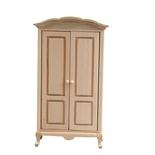 WOONEKY Puppenhaus Möbel Dekoratives Tiny Furniture Accessoire Realistisch Gestalteter Mini Schrank für Hausdekoration und DIY von WOONEKY