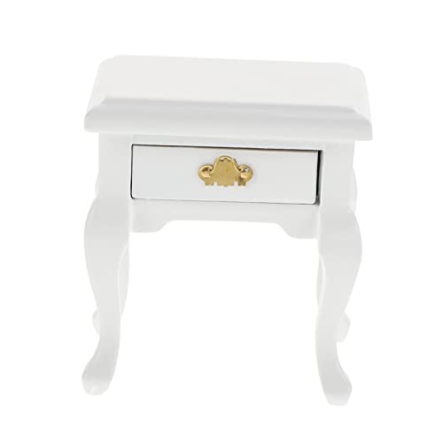 WOONEKY Puppenhaus Möbel Miniaturmöbel Schubladenschrank Dekorative Mini Kommode für Puppenhaus Zubehör von WOONEKY