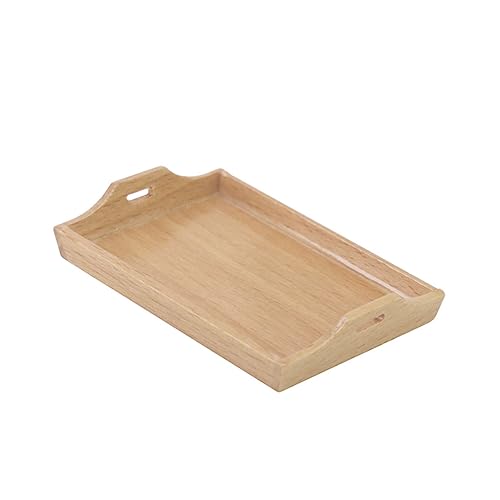 WOONEKY Puppenhaus Tablett Exquisites Küchenzubehör für Puppenstubenmöbel und Kreative Spielwelten zu Besonderen Anlässen von WOONEKY
