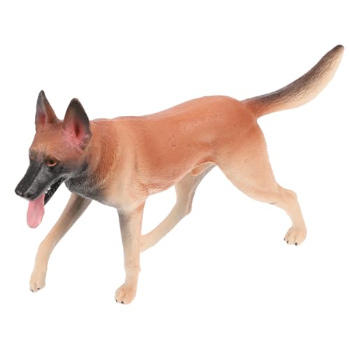 WOONEKY Realistische Dekofigur Großer Dogge Stehend Kunststoff Tiermodell für Zuhause Büro Garten Kinderzimmer Geschenk von WOONEKY