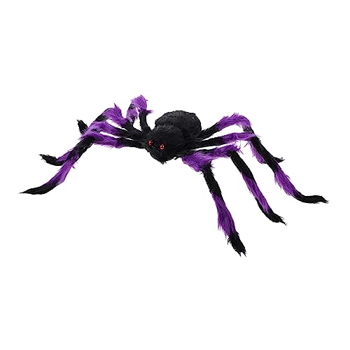 WOONEKY Realistische Halloween Riesenspinne Haarige Deko Spinne mit Biegsamen Beinen Gruselige Party und Outdoor Dekoration Verstellbares Spinnentier für Tisch Garten Halloween Events WOONEKY Realistische Halloween Riesenspinne Haarige Deko Spinne mit Biegsamen Beinen Gruselige Party und Outdoor Dekoration Verstellbares Spinnentier für Tisch Garten Halloween Events von WOONEKY