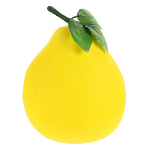 WOONEKY Realistische Künstliche Grapefruit Schaumstoffmodell Große Gelbe Deko Frucht Vielseitig Einsetzbar für Schrank und Wohnraumdekoration Elegante Minimalistische Präsentation von WOONEKY