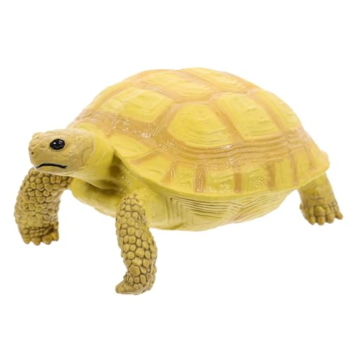 WOONEKY Realistische Plastik Landturtle Figur Lernspielzeug Tiermodell Dekoration für Schule und Zuhause Naturgetreue Schildkröte für Tierfreunde und Partydeko von WOONEKY