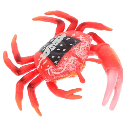 WOONEKY Realistisches Krabbenmodell Tierfigur Dekoratives Lernspielzeug Aquarium Badewanne von WOONEKY