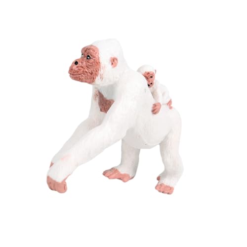 WOONEKY Realistisches Monkey Model aus Premium PVC Pädagogisch Sicher für Deko und Sammelfigur Geeignet Fördert Tiererkennung und Aufmerksamkeit von Jungen Kindern von WOONEKY