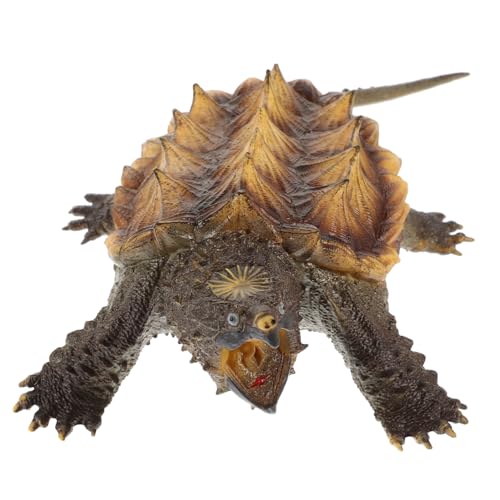 WOONEKY Realistisches Snapping Turtle Modell aus TPR Material Schildkrötenfigur als Kinderspielzeug und Dekoration für Schreibtisch Miniatur Tierfigur für Wohnraum Garten Geschenkidee WOONEKY Realistisches Snapping Turtle Modell aus TPR Material Schildkrötenfigur als Kinderspielzeug und Dekoration für Schreibtisch Miniatur Tierfigur für Wohnraum Garten Geschenkidee von WOONEKY