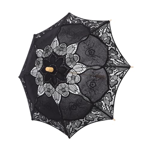 WOONEKY Regenschirm aus Spitze Spitzen-Regenschirm-Requisite Sonnenschirm aus Spitze Hochzeitsdekoration Retro Styles Regenschirm für Kinder Regenschirme für Regen Regenschirm Dekorationen von WOONEKY