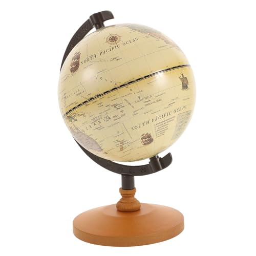 WOONEKY Retro Desktop Globe Dekoration Braun Europäischer Stil Vintage für Büro und Zuhause Klassisches Wohnaccessoire für Schreibtisch und Arbeitszimmer Dekoratives Tischornament WOONEKY Retro Desktop Globe Dekoration Braun Europäischer Stil Vintage für Büro und Zuhause Klassisches Wohnaccessoire für Schreibtisch und Arbeitszimmer Dekoratives Tischornament von WOONEKY