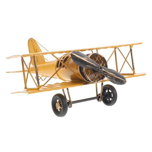 WOONEKY Retro Flugzeugmodell, Vintage Flugzeugmodell, Flugzeugförmiges, Flugzeugmodell Dekoration, Metallhandwerk, Vintage Flugzeugdekor, Flugzeugornament, Vintage Flugzeugmodell Aus WOONEKY Retro Flugzeugmodell, Vintage Flugzeugmodell, Flugzeugförmiges, Flugzeugmodell Dekoration, Metallhandwerk, Vintage Flugzeugdekor, Flugzeugornament, Vintage Flugzeugmodell Aus von WOONEKY