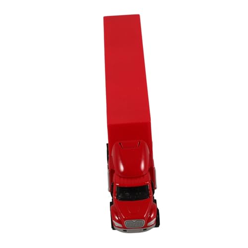 WOONEKY Retro Miniatur Container LKW Modell aus Legierung Rutschbarer Beidseitig Schiebbar Robustes Design Dekorationsstück und für Jungen und Sammler von WOONEKY