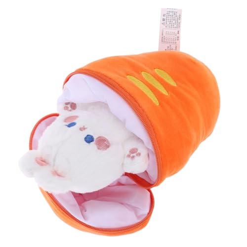 WOONEKY Reversible Plüschkarotte und Hase Kuscheltier Weiches Flauschiges Kinderstofftier Süßes Versteckspiel Plüschtier Niedliches und Geburtstagsgeschenk WOONEKY Reversible Plüschkarotte und Hase Kuscheltier Weiches Flauschiges Kinderstofftier Süßes Versteckspiel Plüschtier Niedliches und Geburtstagsgeschenk von WOONEKY