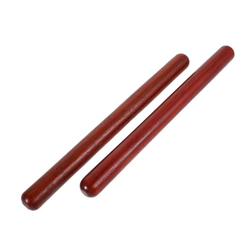 WOONEKY Rhythmus Holzsticks aus Langlebigem Hartholz Klassische Percussion Sticks für Orff Musikpädagogik Pädagogisches Schlaginstrument für Fördert Musikalische Fähigkeiten und von WOONEKY