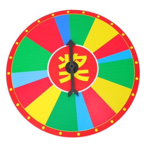 WOONEKY Rundes Preis Drehspiel Party Zubehör Leichtes Tragbares für Feiern Klassenzimmer Messen und Festliche Aktivitäten WOONEKY Rundes Preis Drehspiel Party Zubehör Leichtes Tragbares für Feiern Klassenzimmer Messen und Festliche Aktivitäten von WOONEKY