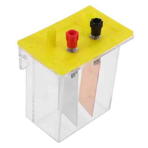 WOONEKY Saltwasser Batterie Metallplatten Stabiles DIY Fruchtbatterie experimentierset für Schüler Physik Experimentierkasten für Elektrische Stromerzeugung Praktisches Lernspielzeug von WOONEKY