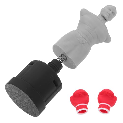 WOONEKY Scale Dollhouse Sports Accessories Kleine Boxhandschuhe und Sandsack Widerstandsfähige Miniatur Dekoration für Puppenhäuser und Sammler von WOONEKY