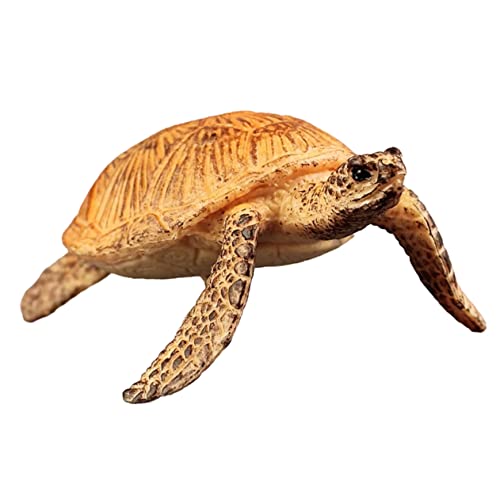 WOONEKY Schildkrötenmodell Tierfiguren Simulation Tiermodell Spielzeug Schildkröte Lebensechte Schildkrötenstatue Schildkrötenfiguren Reptilientierfigur Spielzeug Miniaturfiguren von WOONEKY