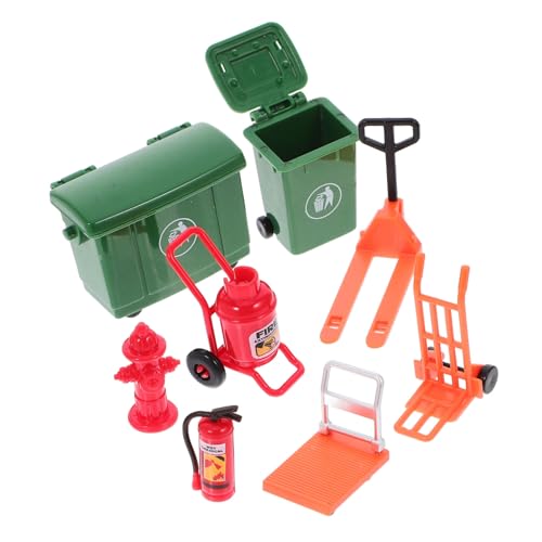WOONEKY Simulation Feuerlöscher Set Rollenspiel Zubehör für Kreative Motorikförderung Detailreiches Feuerlöscherset mit Mülltonne Feuerwehrset Orangem Wagen Pädagogisches Lernspielzeug WOONEKY Simulation Feuerlöscher Set Rollenspiel Zubehör für Kreative Motorikförderung Detailreiches Feuerlöscherset mit Mülltonne Feuerwehrset Orangem Wagen Pädagogisches Lernspielzeug von WOONEKY