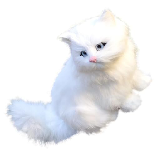 WOONEKY Simulation Katzenfigur Realistische Plüschkatze Dekoration für Spaß und Freude WOONEKY Simulation Katzenfigur Realistische Plüschkatze Dekoration für Spaß und Freude von WOONEKY