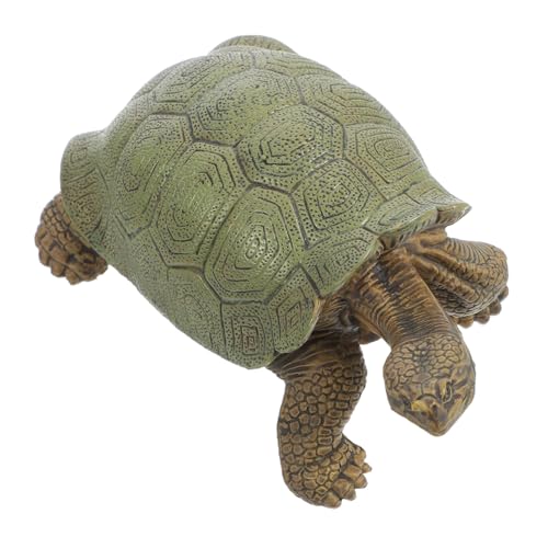 WOONEKY Simulation Schildkrötenfigur aus Realistische Kleine Schildkröten Skulptur Pädagogisches Kinderspielzeug Vorstellungskraft und Wissen Aquarium Deko von WOONEKY