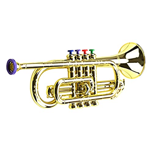 WOONEKY Simulation Trompete für Goldene Trompete als Musikinstrument für Mädchen für Geburtstage und Feste Fördert Kreativität und Entwicklung WOONEKY Simulation Trompete für Goldene Trompete als Musikinstrument für Mädchen für Geburtstage und Feste Fördert Kreativität und Entwicklung von WOONEKY