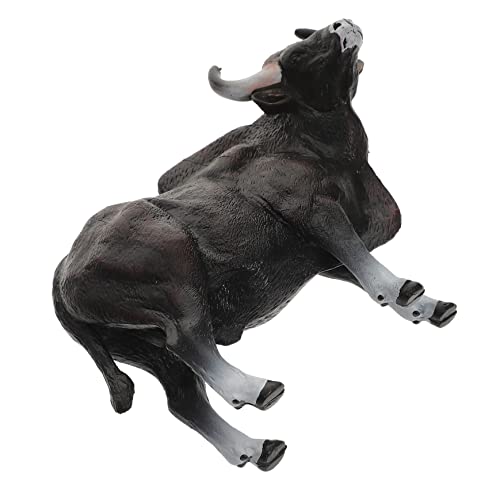 WOONEKY Simuliertes Rindermodell Kunststoff Figur Realistisch Robust für Wohn und Kinderzimmerdekoration Pädagogisches Wildtiermodell WOONEKY Simuliertes Rindermodell Kunststoff Figur Realistisch Robust für Wohn und Kinderzimmerdekoration Pädagogisches Wildtiermodell von WOONEKY